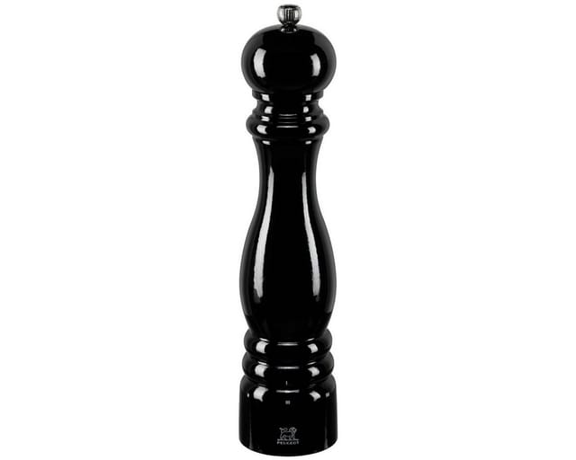 PEUGEOT Gewürzmühle PARIS Pfeffermühle Buchenholz schw lackiert 30 cm