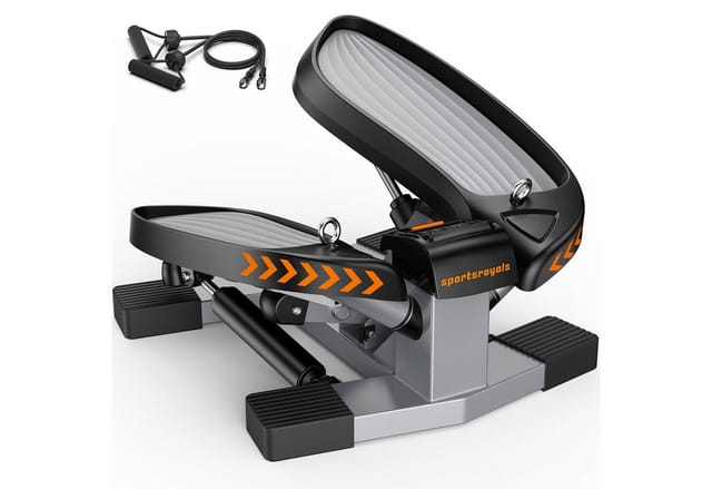 Sportsroyals Stepper Trainingsgerät Stair Stepper für zu Hause, Up-Down Swing Stepper (1-tlg), mit Power Ropes für Bein-/Arm-/Gesäßtraining