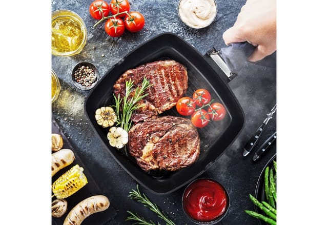 relaxdays Grillpfanne Induktio