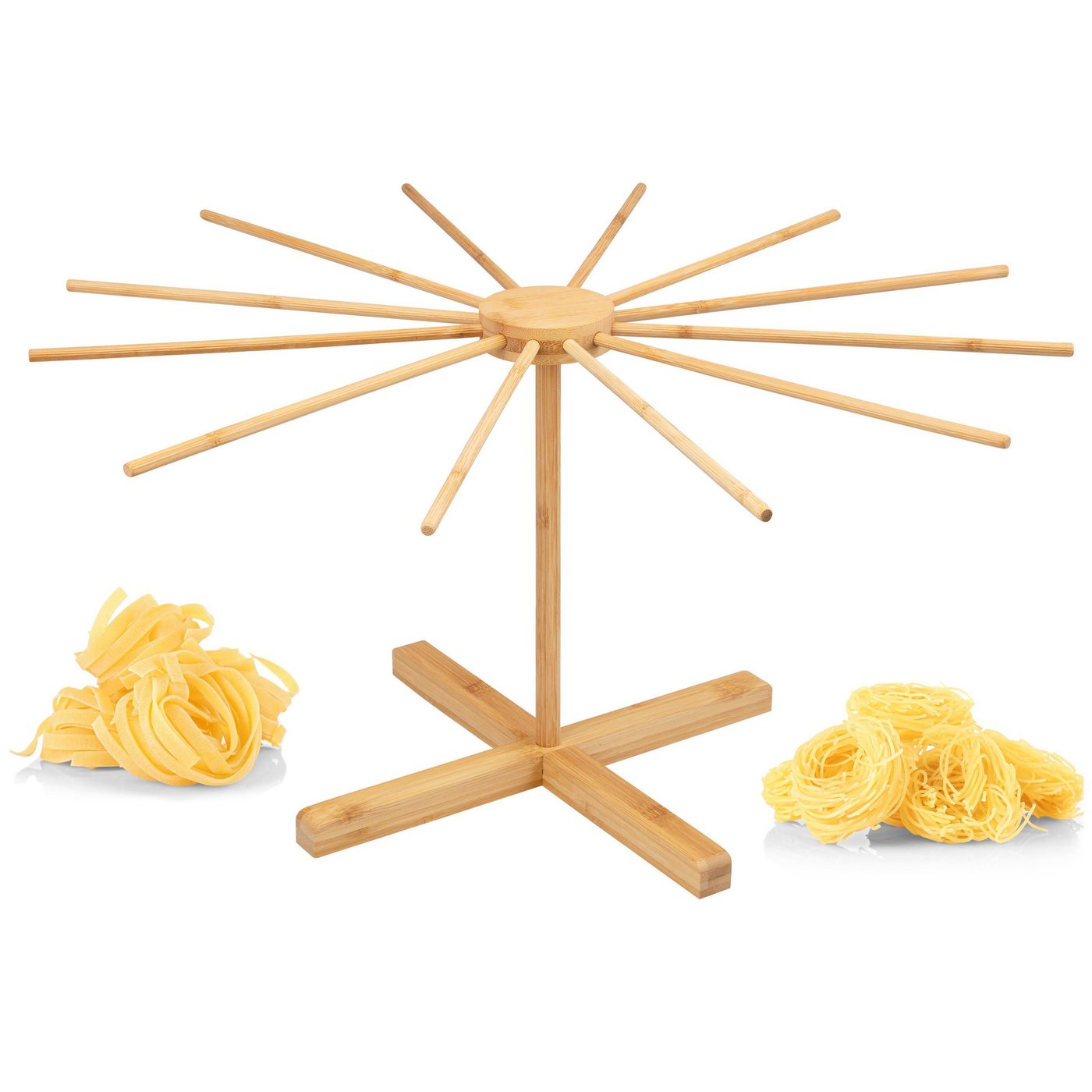 bremermann Nudeltrockner Nudeltrockner aus Bambus – Nudelständer für selbstgemachte Pasta Bild 5