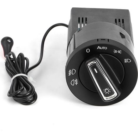 Decdeal Eadlamp Lichtschalter Mit Sensor, Automatische Intelligente Scheinwerfersteuerung Für 1c0941531 3bd941531 3bd941531a Mk4