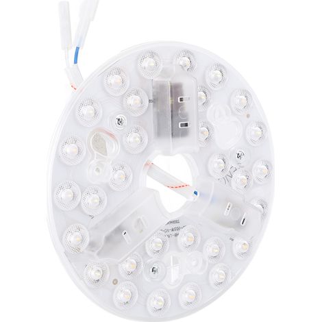 Decdeal Led-deckenventilator Als Ersatz, 5,3 Zoll, 3000 K, 4200 K, 6500 K, 3 Farbtemperaturen, 15 W, Runder Umrüstsatz, 95 Bis 265 V