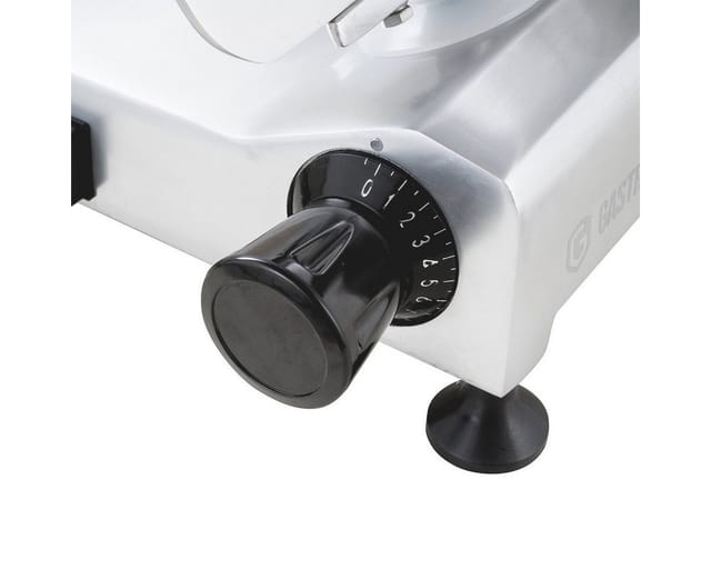 GastroHero Elektromesser Aufschnittmaschine ASM195, Wurstschneidemaschine, 120 W