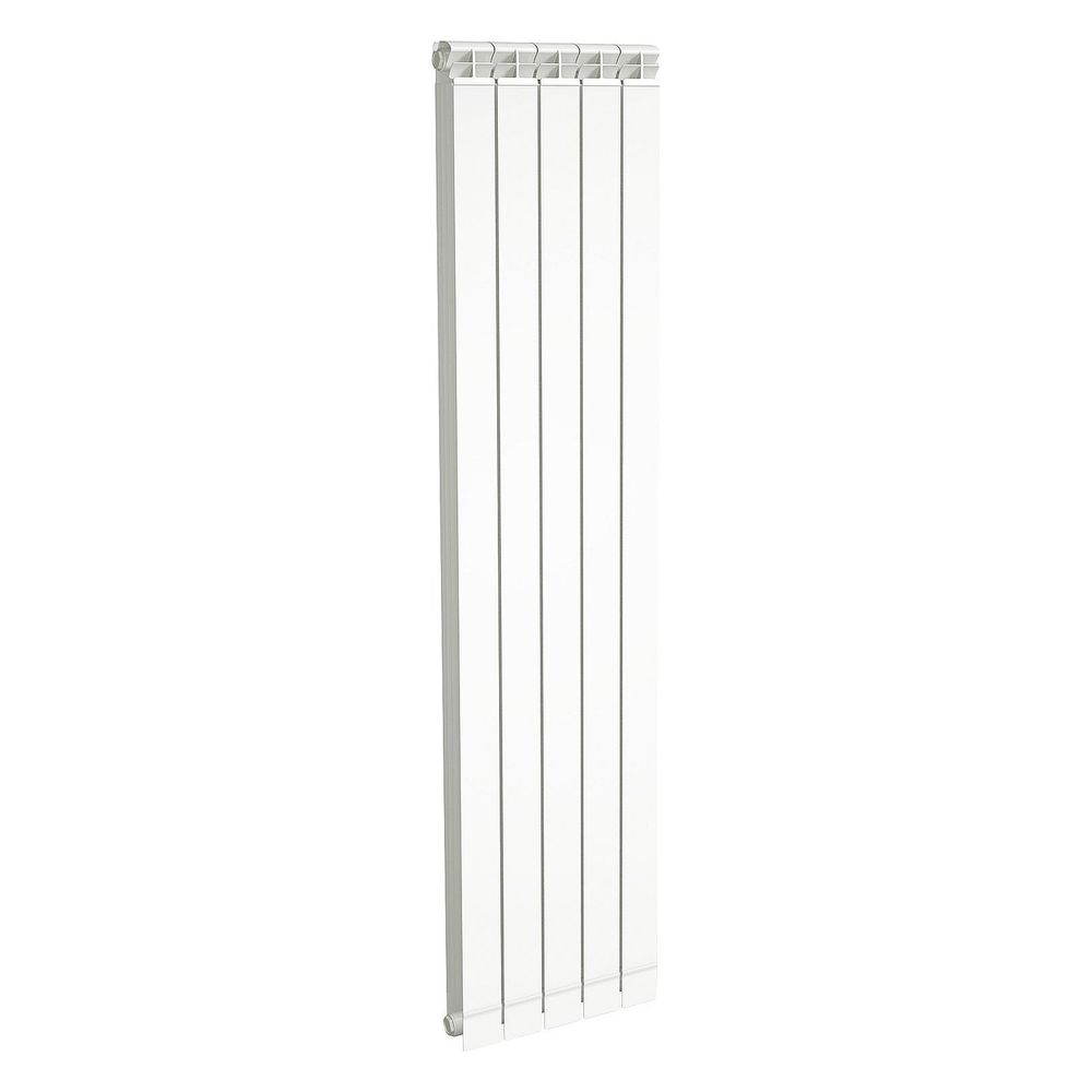 Fondital Aluminium-heizkörper Garda Dual 80 1800-4, 1.156w, 1866x320x80mm, Aluminium-druckguss, Reinweiß Ral 9010