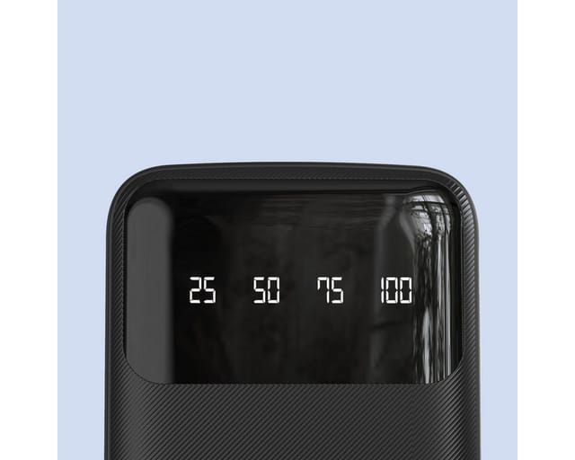 Dudao K6Pro + Powerbank 20000 mAh (5 V), 3 integrierte Ladekabel und Prozentdisplay für 20000 mAh
