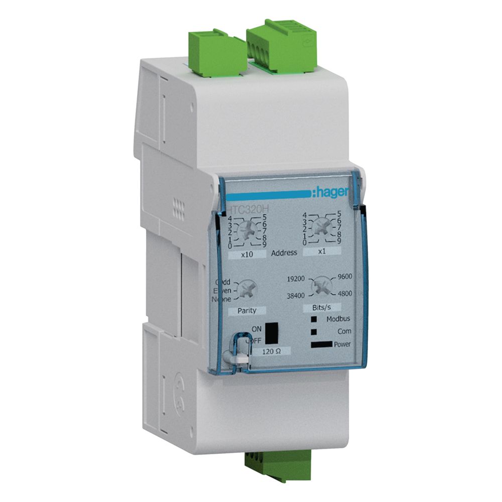Hager Kommunikationsmodul Modbus Rtu Mit 2 Ein- Und 2 Ausgängen