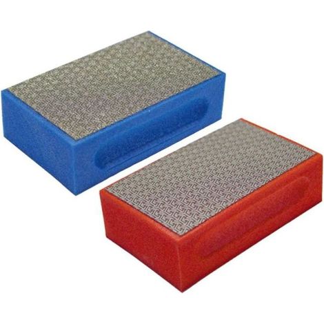 Honornic - Set Mit 2 Diamant-schleifpolstern Zum Aufschleifen Und Schrubben Von Marmor, Glas Und Keramik