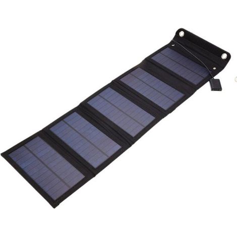 Honornic – Faltbare Solarpanel-tasche (15 W/5 V), Flexibles, Faltbares Solarladepanel Für Mobiltelefone, Geeignet Für Camping