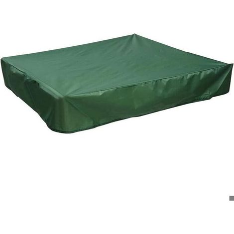 Honornic – Sandkastenabdeckung 150 X 150 Cm, Wasserdicht, Uv-schutz 70 %, Passend Für Oxford-sandkästen, Mit Kordelzug, Grün