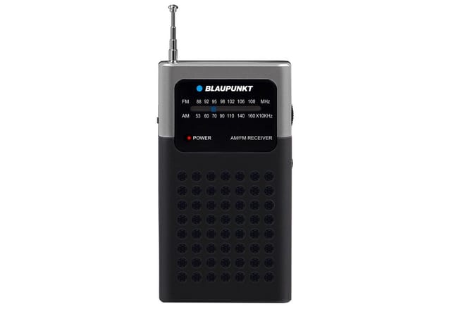 Blaupunkt PR4BK Retro-Radio (0,30 W, Taschenradio AM/FM Tragbares Radio)