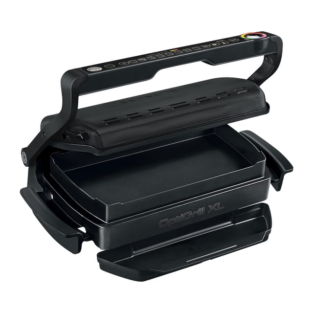 Tefal Kontaktgrill Kontaktgrill OptiGrill+ XL, 2000W, 9 Programme, antihaft, für 6