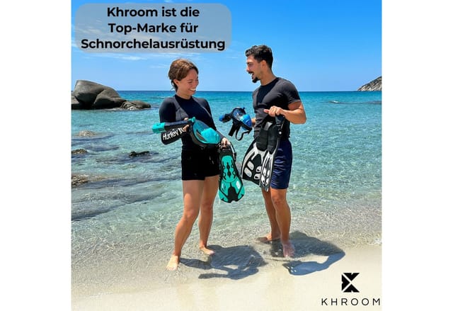 Khroom Neoprensocken 3mm Neoprensocken Gr. 32-46 Schwarz, Wassersocken Anti-Rutsch Sohle