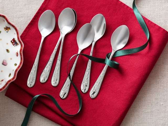 Villeroy & Boch Besteck-Set Toy's Delight Kaffeelöffel-Set 6tlg, Edelstahl