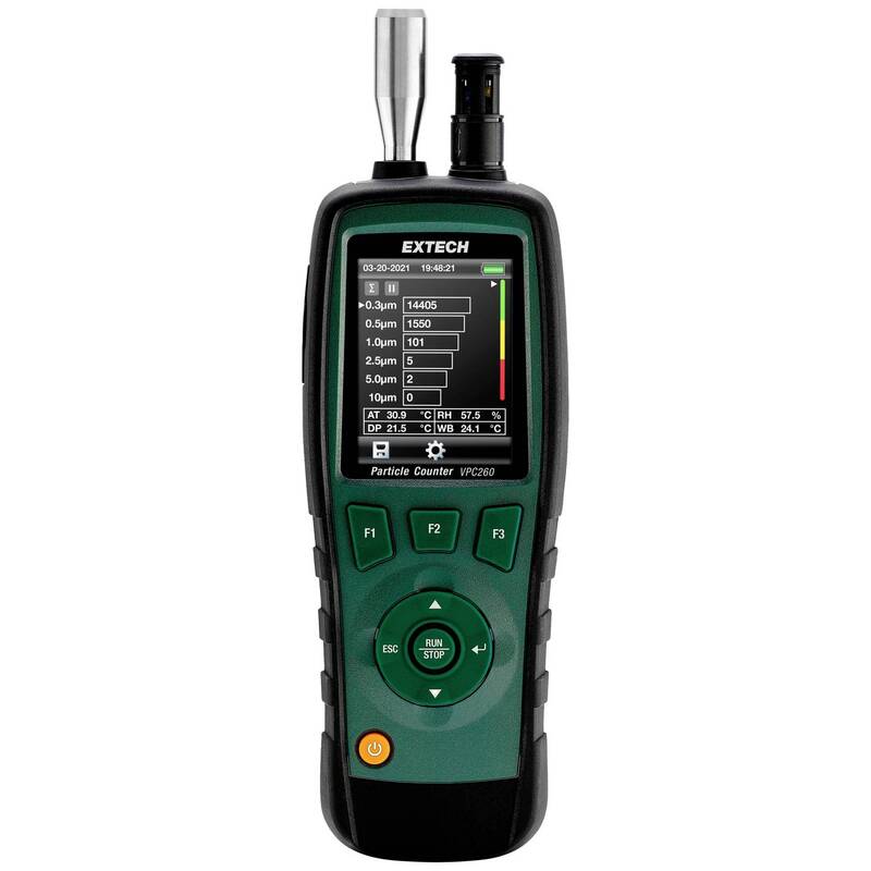 [gebraucht] B-ware Extech Partikelzähler Messgerät Luftqualitätsmonitor Vpc260 Temperatur Luft