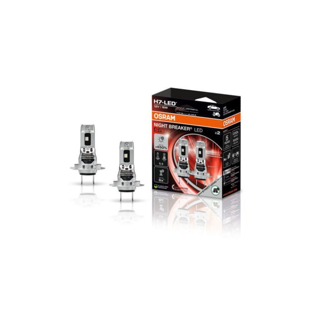Osram KFZ-Ersatzleuchte Osram Scheinwerferlampe H7 Night Breaker LED Speed