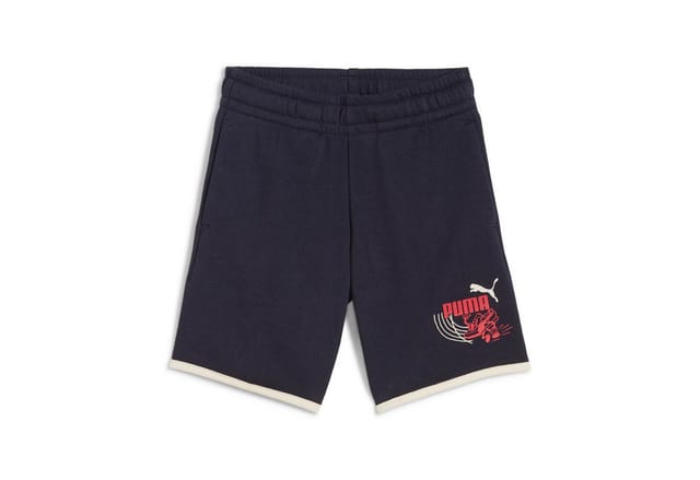 PUMA Trainingsshorts LITTLE RUNNERS SHORTS TR PS sportlicher Stil, für Kinder, aus Baumwollmischung, regular fit