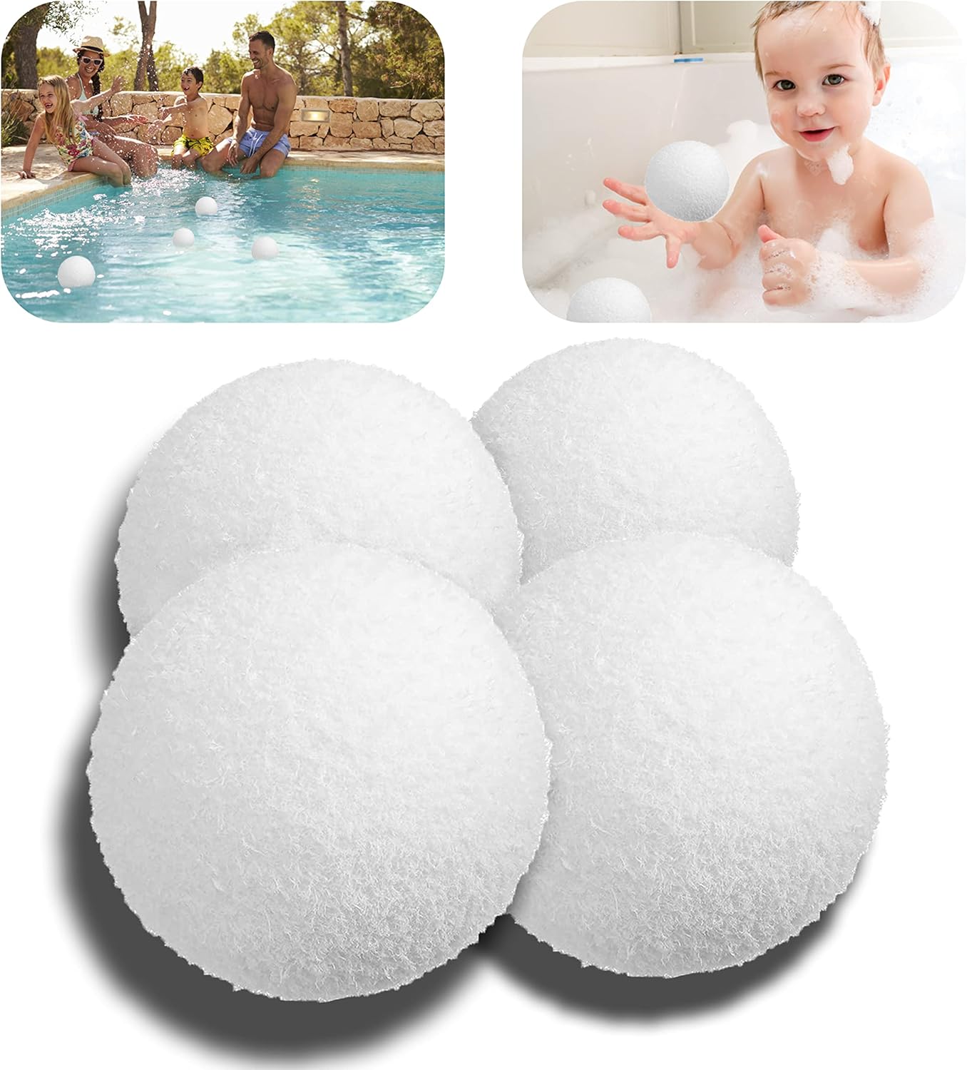 Apex Schaumentfernungsball, Ölabsorbierender Schwamm Für Schwimmbäder, Whirlpools Und Spas, Wiederverwendbar