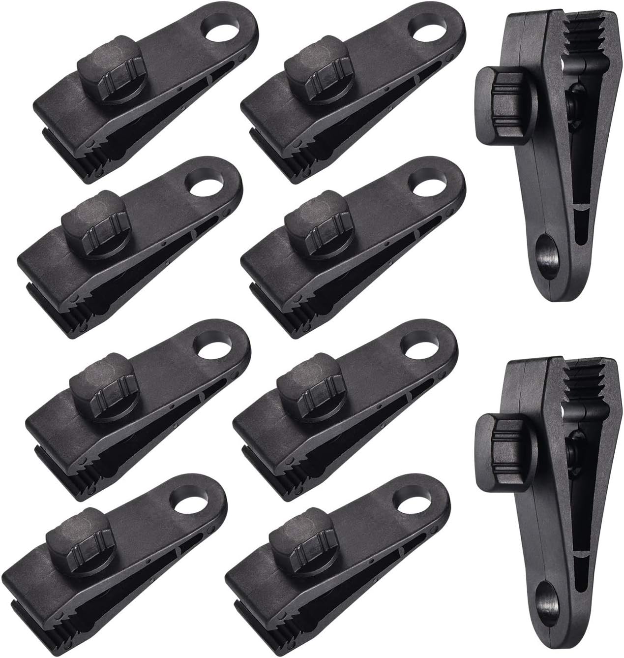 Apex 10 Stück Planenclips, Robuste Planenclips, Vielseitig Einsetzbar, 8,1 Cm (3,2 Zoll) Starke Verriegelungs-zeltclips, Zeltzubehör Für Zelte Und Planen