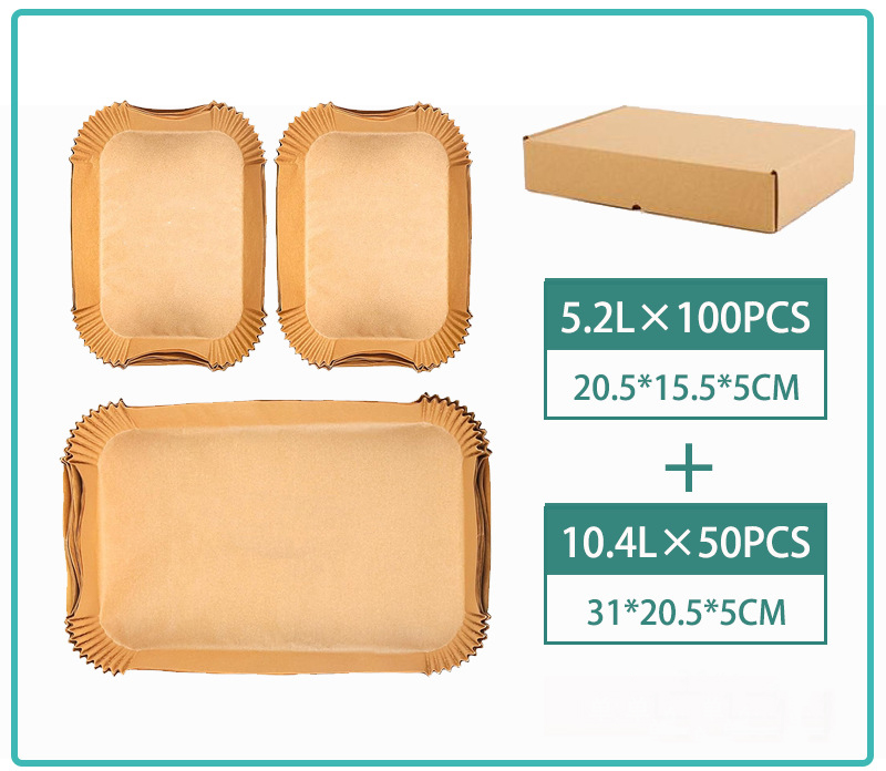 Apex 150 Blatt Pergamentpapier Für Die Ninja Foodi Flex Af500eu Heißluftfritteuse, Einweg-papiereinlage Als Zubehör Für Heißluftfritteusen.