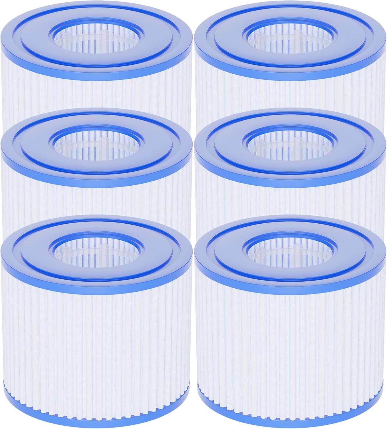 Apex Filters Vi, Kompatibel Mit Den Lay-z Spa Filtermodellen 90352e, 58323e, 58323 Und 90427e, 6er-pack.