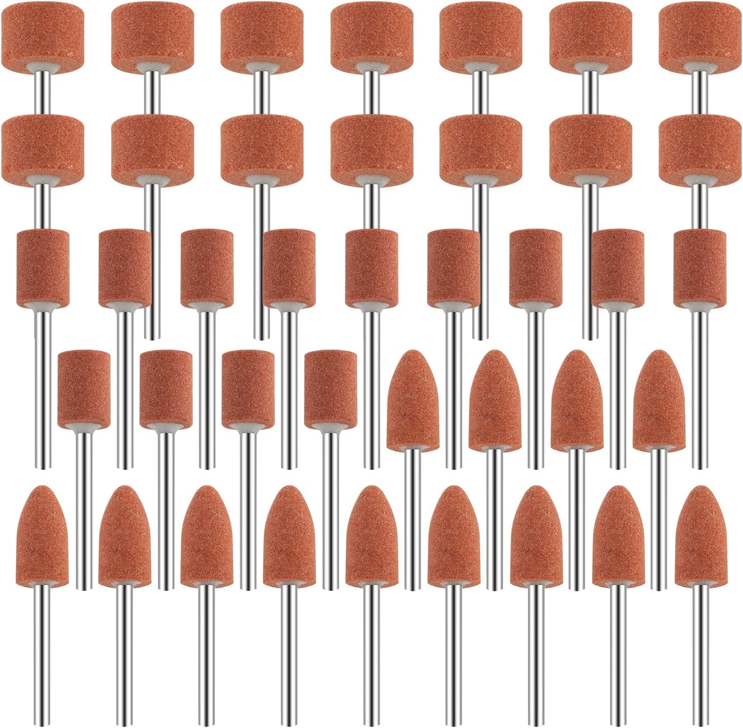Apex Set Mit 42 Schleifscheiben Für Dremel-rotationswerkzeuge, 1/8 Zoll Schaftdurchmesser, Zum Schleifen, Polieren Und Entgraten.
