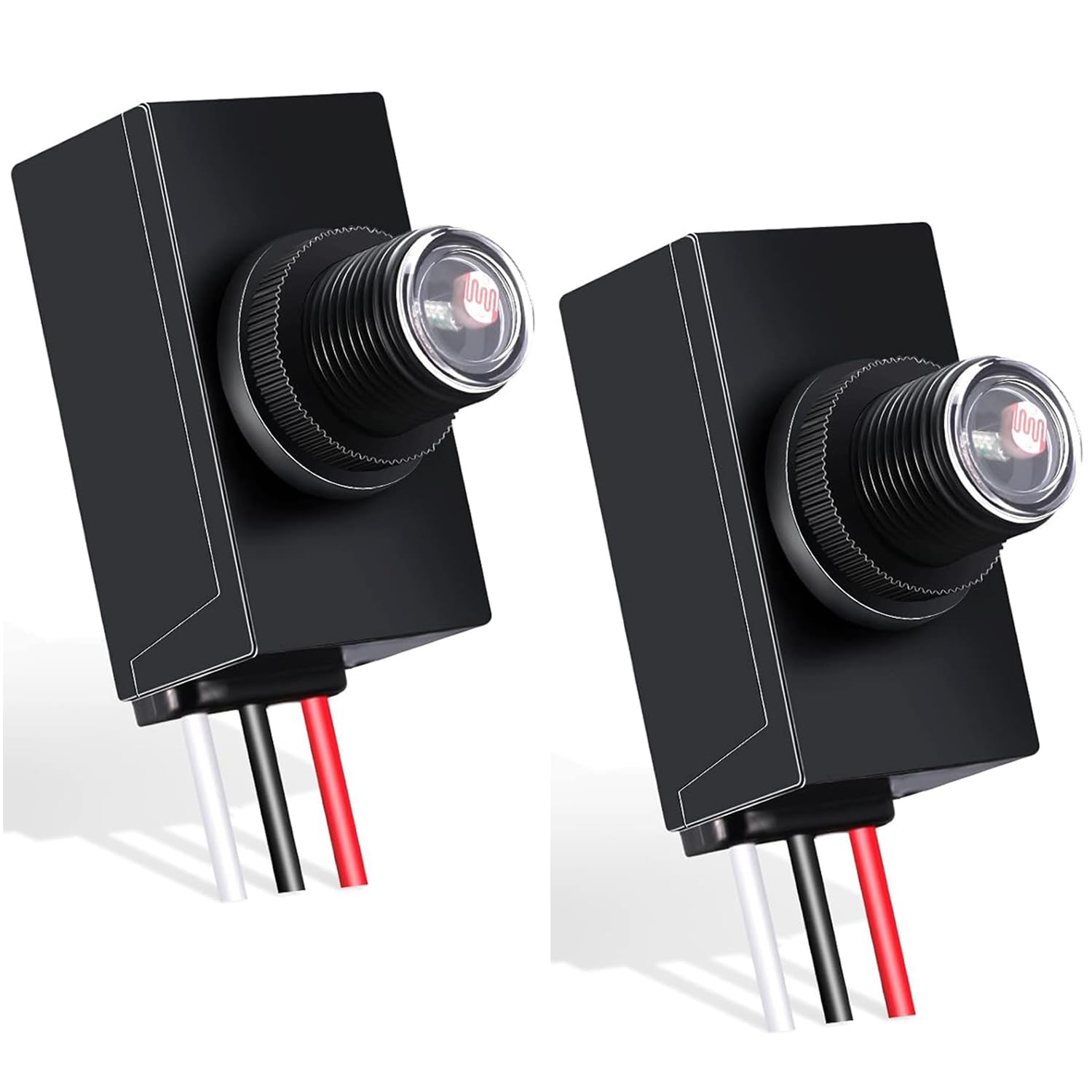Apex 2er-pack Außenlichtsensoren, Universeller Fotoelektrischer Schalter 120-277v, Kleine Größe Für Einfache Integration.