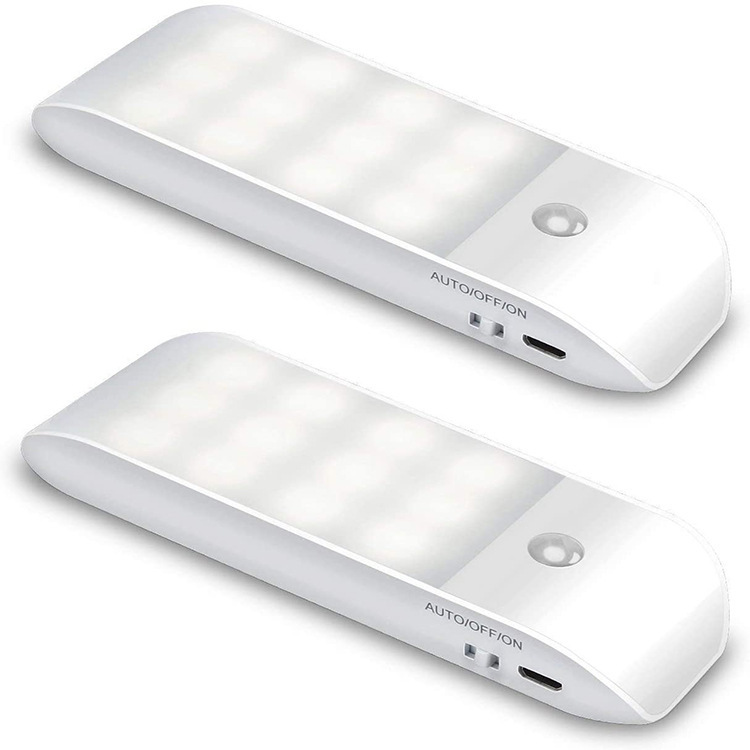 Apex 2er-pack Led-bewegungsmelderleuchten, Warmgelbes Licht, Tragbare Magnetische Wandleuchten