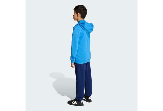 adidas Sportswear Trainingsanzug ESSENTIALS KINDER (2-tlg), zweiteilig, aus Baumwolle und Polyester, weiches French Terry