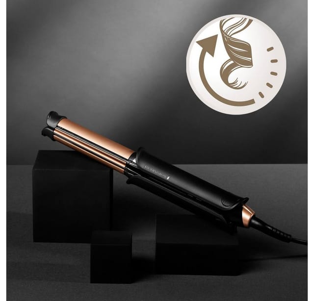 Remington Glätteisen S6077 ONE Straight & Curl Styler, 2in1 Styler,Glätt-/Lockenmodus mit zuschaltbarer beheizter Außenfläche