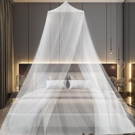 Universelles Moskitonetz Für Betten, 60 X 250 X 1200 Cm – Hochdichtes Polyester – Einfache Montage Ohne Bohren – Für Zuhause Und Reisen