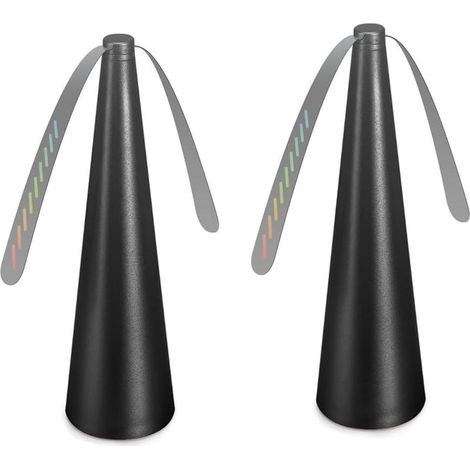 Bleosan – 2er-pack Tragbare Fliegenventilatoren – Effektiver Mückenschutz – Weiche Und Leichte Flügel – Ideal Für Picknicks Und Terrassen