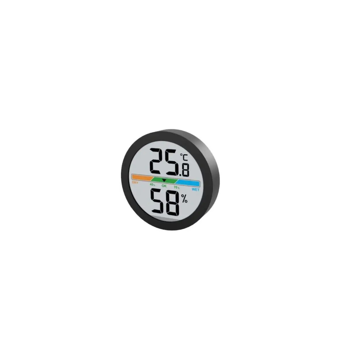 Lowell Raumthermometer Mit Hygrometer Jd 9041n Justaminute Schwarz