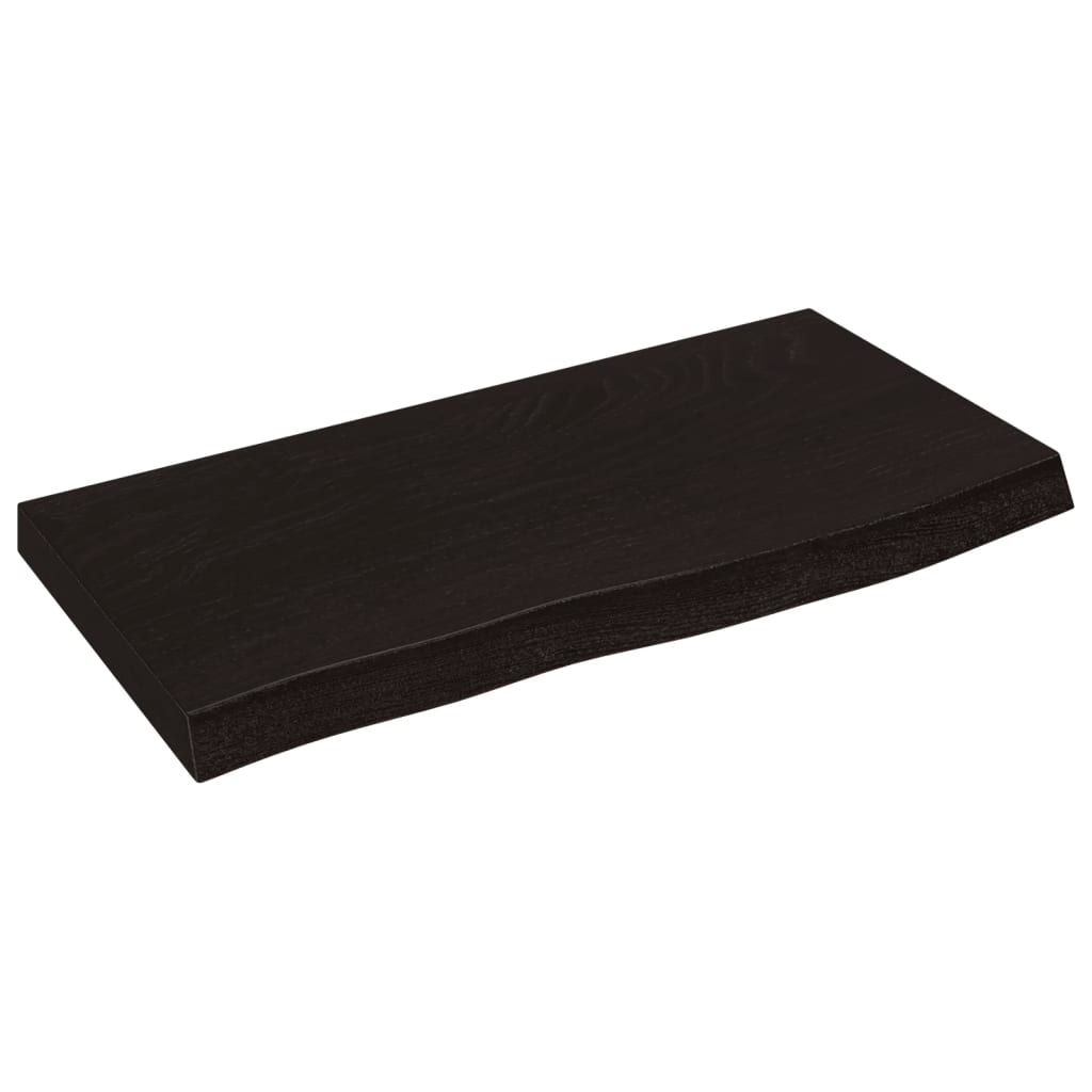 Maison Exclusive - Waschtischplatte Dunkelbraun 60x30x(2-4)cm Mas