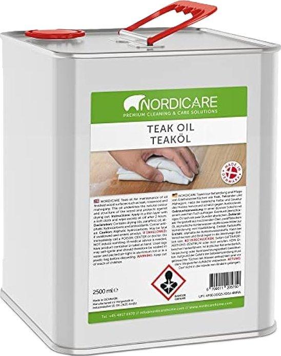 Holzpflege Nordica Nordicare Teak Oil Farblos Flüssig