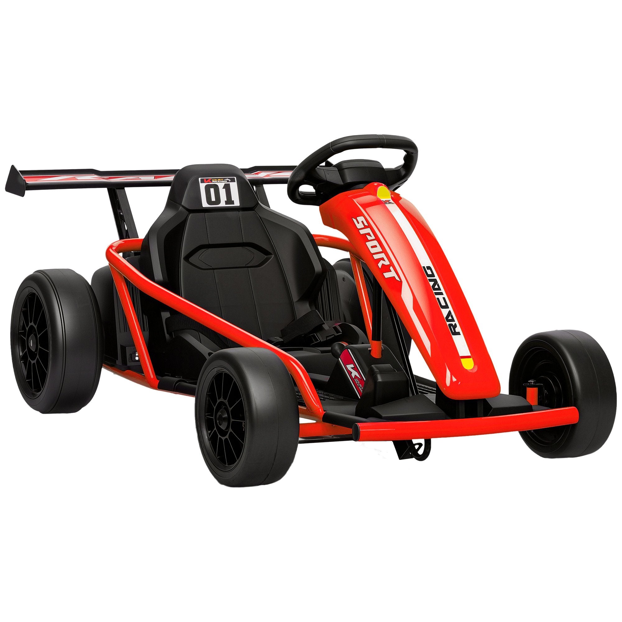 24v Elektro-go-kart Zum Driften, Alter 8-12, Rot