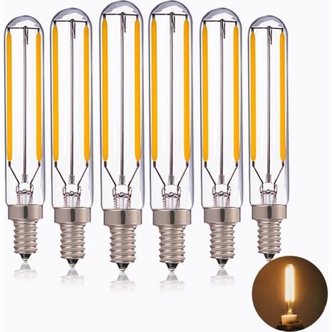 Sepsha 2w Led-röhrenlampe, T20/t6 Edison Led-pendelleuchte, 20w Ersatz Für Glühlampe, Warmweiß (2700k), Vintage-e14-sockel, Nicht Dimmbar, 5er-pack