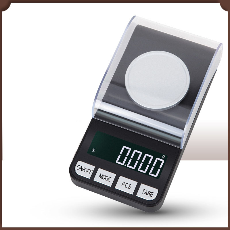 Juwelierwaage, Elektronische Waage, Hochpräzise Waage Bis Zum Karat (100 G/0,001 G), Präzise Elektronische Waage Für Gold Und Heilpflanzen.