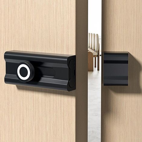Türschloss Ohne Bohren – Aufputz-kleberiegel Aus Aluminiumlegierung Für Schranktüren, 100 Mm
