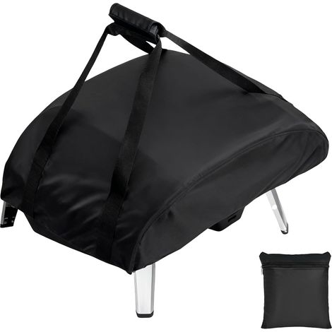 Tefal Gas-pizzaofenabdeckung – Schutzhülle Für Grill Und Pizzaofen – Wasserdicht – Wetterfest – Mit Tragetasche – 420d Oxford-gewebe – Schwarz (77 X 100 Cm)