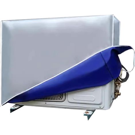 Wasserdichte Und Staubdichte Schutzhülle Für Klimaanlagen Im Außenbereich, Silberfarbenes Gewebe, Für Zuhause, 100 X 41 X 80 Cm