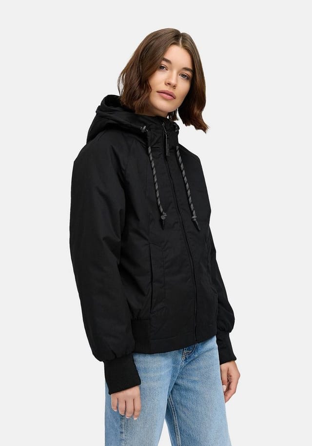 Ragwear Outdoorjacke Lumie YOUMODO Gefütterte Übergangsjacke mit Kapuze