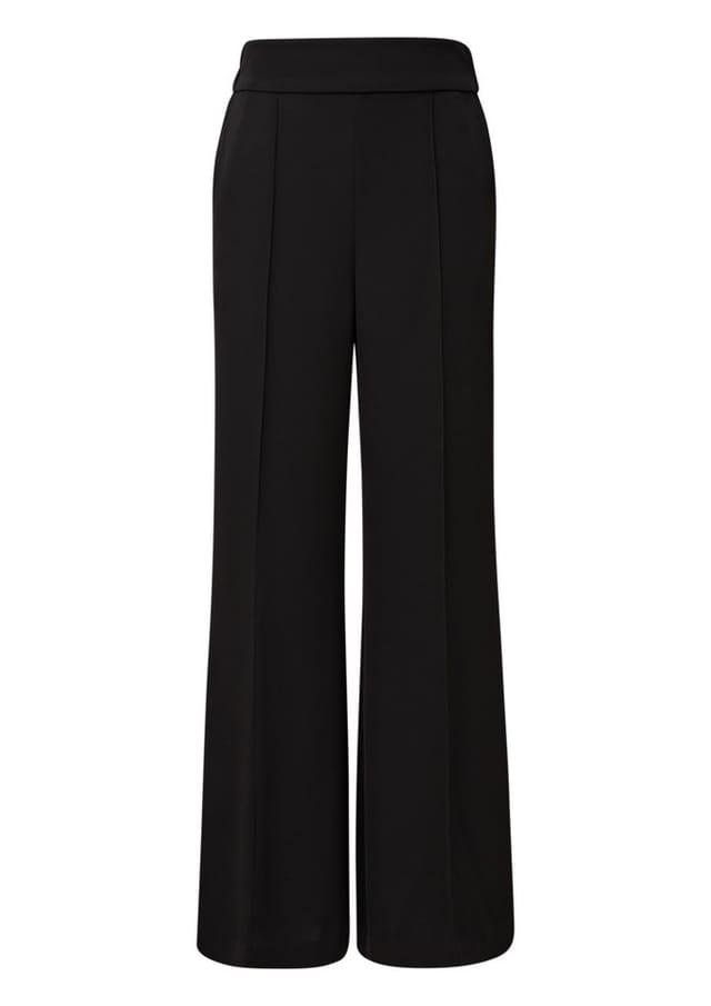 comma Jogger Pants mit weitem Bein, Sommerhose