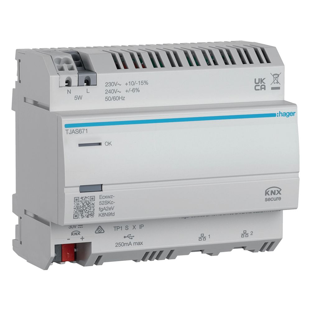 Hager Domovea Basic - Visualisierungsserver Mit Knx Easy, Iot Und Matter-standard