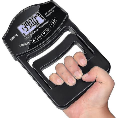 Honornic – Griffkraftmessgerät, Digitales Handdynamometer Bis 180 Kg (396 Lbs), Lcd-bildschirm, Usb-anschluss