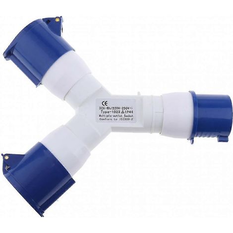 Honornic - 220v 32a 3-fach Industrie-stromverteilerblock