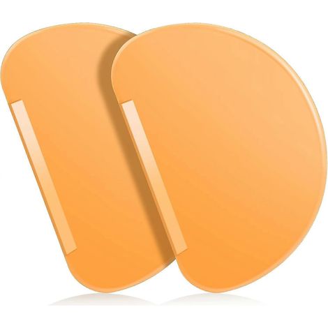 Honornic - Set Mit 2 Flexiblen Silikonschabern, Teigschabern, Vielseitig Einsetzbaren Gebogenen Gebäckschabern