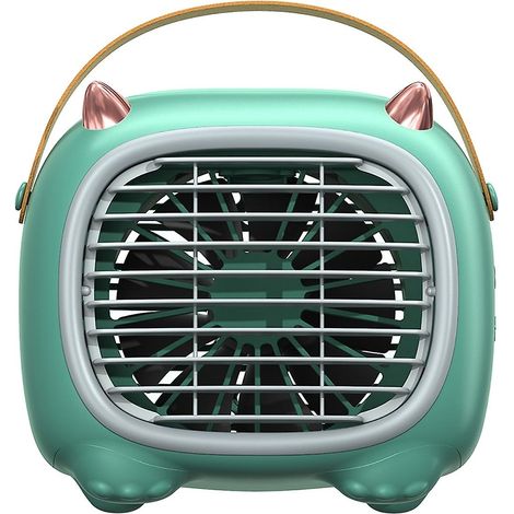 Honornic – Tragbarer Tischventilator, 3 Geschwindigkeitsstufen, Leise, Usb-anschluss, Mini-tischventilator Mit Starkem Luftstrom, 360°-drehung, Ideal Für Zuhause, Büro, Schlafzimmer Und Reisen