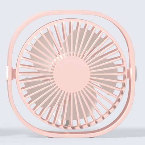 Honornic – Schreibtischventilator Für Wohnheime, Rosafarbener Usb-tischventilator