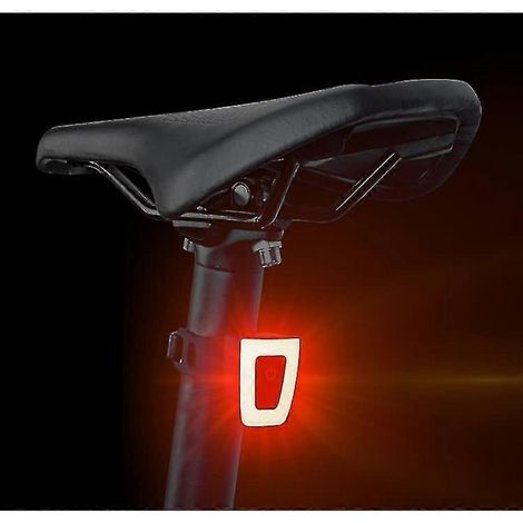 Honornic - Led-fahrradrücklicht, Blinkend Rot/dauerhaft Rot, Usb-aufladbar, Wasserdicht, 8 Leds