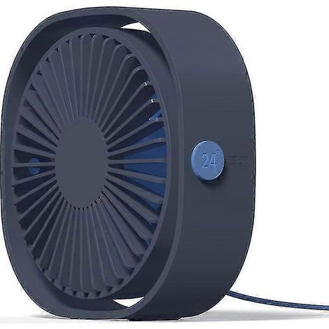 Honornic - Blauer Usb-tischventilator Für Studentenwohnheime